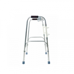 Mi - r185b - 2 andador plegable de acero inoxidable de alta calidad, adecuado para pacientes y andadores de discapacidad hospitalaria